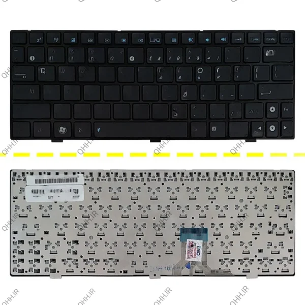 کیبرد لپ تاپ ایسوس Eee PC 1004-1005 مشکی-با فریم فلت پهن