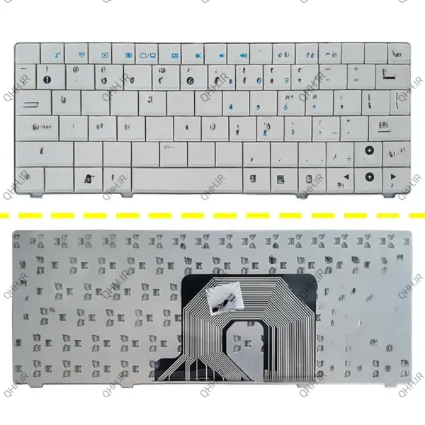 کیبرد لپ تاپ ایسوس Eee PC 900 سفید-اینترکوچک بدون فریم