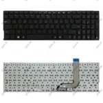 کیبرد لپ تاپ ایسوس VivoBook X542-R542 مشکی-اینترکوچک بدون فریم-به همراه کلید پاور