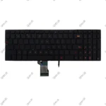 کیبرد لپ تاپ ایسوس ROG G502 مشکی-اینترکوچک-بابک لایت با فونت نارنجی - Image 2