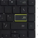 کیبرد لپ تاپ ایسوس VivoBook S433 مشکی-اینترکوچک-بابک لایت-بدون فریم با کلید پاور - Image 5