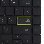 کیبرد لپ تاپ ایسوس VivoBook S433 مشکی-اینترکوچک-بابک لایت-بدون فریم با کلید پاور - Image 5