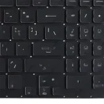 کیبرد لپ تاپ ایسوس ROG Strix G731 مشکی-اینترکوچک-بابک لایت-بدون فریم با کلید پاور - Image 4