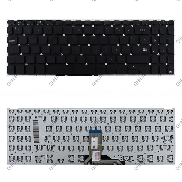 کیبرد لپ تاپ ایسوس VivoBook X509 مشکی-اینترکوچک بدون فریم به همراه کلید پاور