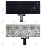 کیبرد لپ تاپ ایسوس VivoBook E410MA مشکی-اینترکوچک بدون فریم به همراه کلید پاور