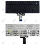 کیبرد لپ تاپ ایسوس VivoBook E410MA مشکی-اینترکوچک بدون فریم به همراه کلید پاور