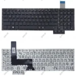 کیبرد لپ تاپ ایسوس ROG G750J مشکی بدون فریم