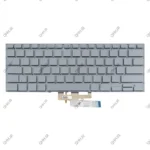 کیبرد لپ تاپ ایسوس ZenBook Flip 14 UX462 نقره ای-اینترکوچک با بک لایت بدون فریم - Image 2