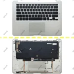 کیبرد لپ تاپ اپل MacBook Air A1237-13 Inch_607-2255-A مشکی با قاب C نقره ای