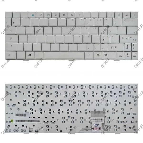کیبرد لپ تاپ Hasse Q200 Averatec 1000-1020-1050 سفید