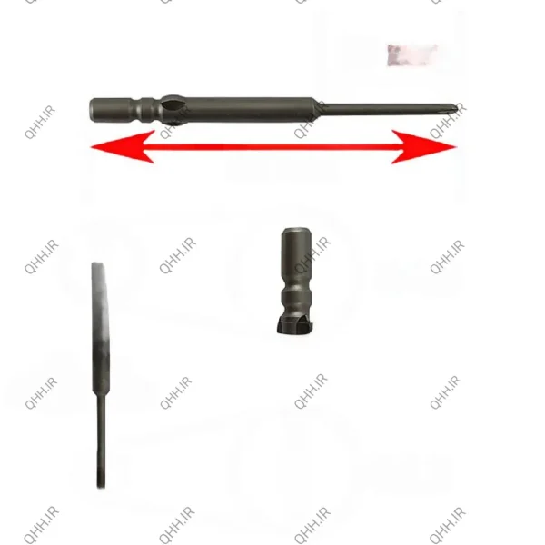 سری پیچ گوشتی چهارسو HHB Φ4x60xΦ2.0x25x0 mm