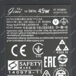 آداپتور لپ تاپ دل 19.5V 2.31A Gimo Plus سرریز سوزن دار - Image 4