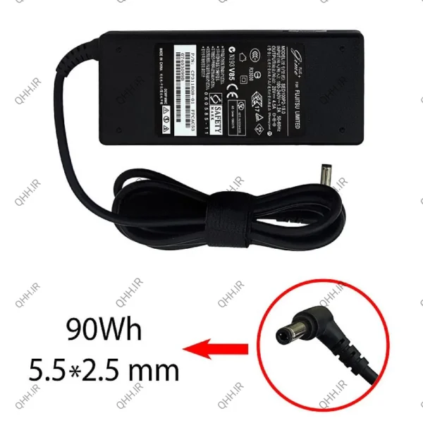 آداپتور لپ تاپ فوجیتسو 20V 4.5A Gimo Plus