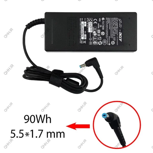 آداپتور لپ تاپ ایسر 19V 4.7A Gimo Plus