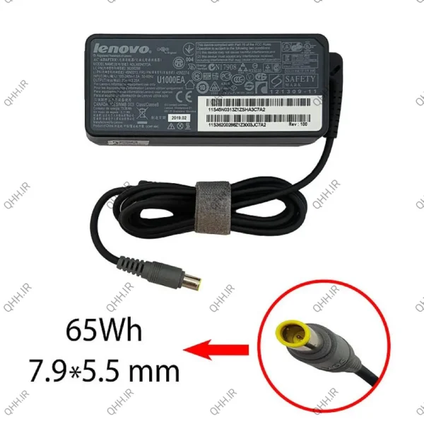 آداپتور لپ تاپ لنوو 20V 3.25A Gimo Plus سردلی