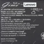 آداپتور لپ تاپ لنوو 20V 4.5A Gimo Plus سردلی - Image 4