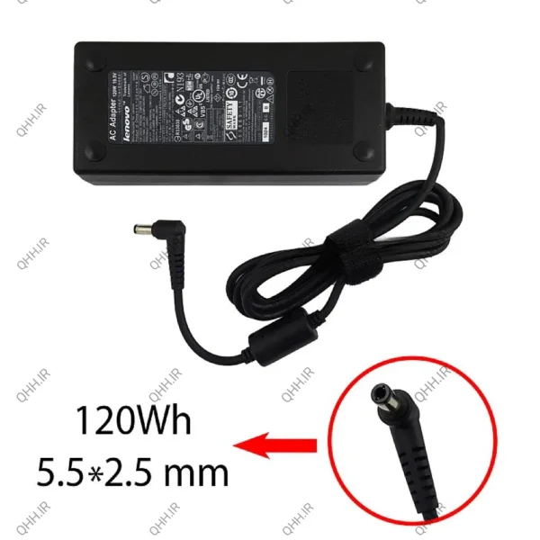 آداپتور لپ تاپ لنوو 19.5V 6.15A Gimo Plus سرنرمال