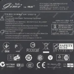 آداپتور لپ تاپ ایسوس 19V 4.7A Gimo Plus مربعی - Image 4