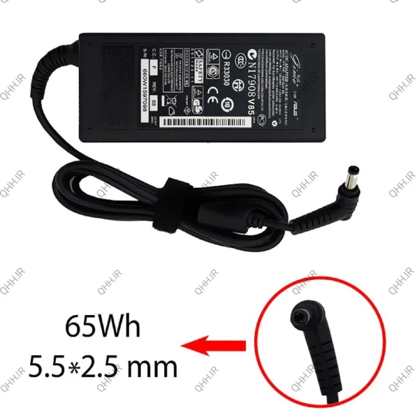 آداپتور لپ تاپ ایسوس 19V 3.42A Gimo Plus