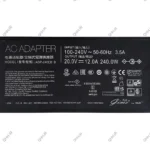 آداپتور لپ تاپ ایسوس 20V 12A Gimo Plus سوزن دار-کابل PC - Image 4