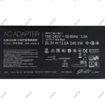 آداپتور لپ تاپ ایسوس 20V 12A Gimo Plus سوزن دار-کابل PC - Image 4