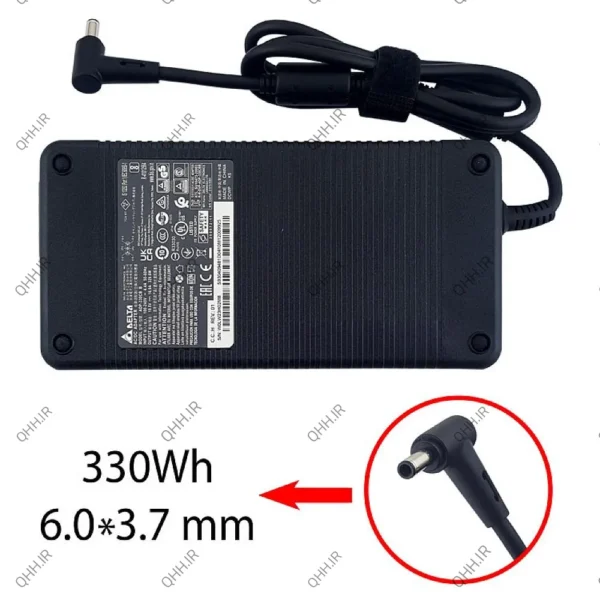 آداپتور لپ تاپ ایسوس 19.5V 16.9A سوزندار