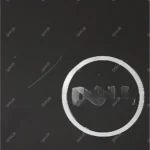 قاب پشت ال سی دی لپ تاپ دل Inspiron 15R N5520 نوک مدادی-بژ خط و خش دار - Image 3