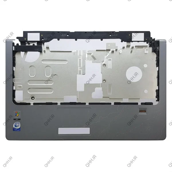 قاب کنار کیبرد لپ تاپ دل Studio 1535-1536-1537 نقره ای-با فینگر پرینت طرح دار