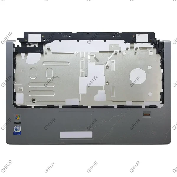 قاب کنار کیبرد لپ تاپ دل Studio 1535-1536-1537 نقره ای-با فینگر پرینت طرح دار