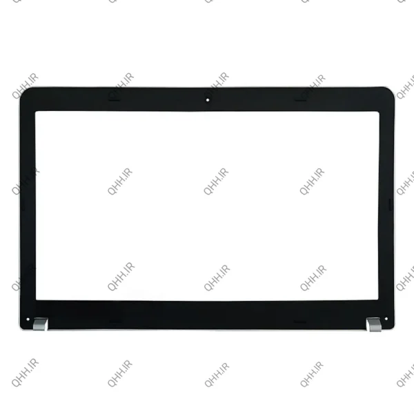قاب جلو ال سی دی لپ تاپ لنوو Thinkpad Edge E531-E540 مشکی-نقره ای غیرتاچ چهار پیچ-ال ای دی نازک