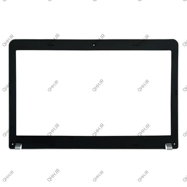 قاب جلو ال سی دی لپ تاپ لنوو Thinkpad Edge E531-E540 مشکی-نقره ای غیرتاچ چهار پیچ-ال ای دی نازک