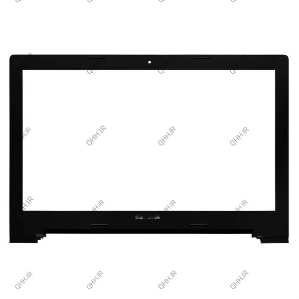 قاب جلو ال سی دی لپ تاپ لنوو Ideapad G50-70_Z50-70 مشکی-یک میکروفن با لوگو خط و خش دار
