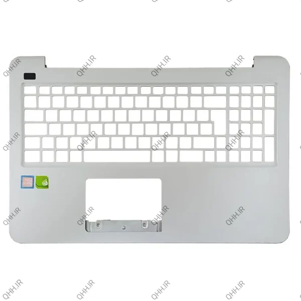 قاب کنار کیبرد لپ تاپ ایسوس K556U-X556 نقره ای-اینتربزرگ خط و خش دار
