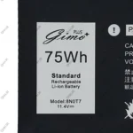 باتری لپ تاپ دل XPS 15 9575_8N0T7_Gimo Plus مشکی داخلی-75 وات ساعت - Image 3