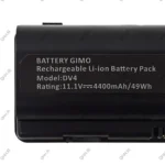 باتری لپ تاپ اچ پی Pavilion DV4-DV5_Compaq CQ40-CQ60-6Cell مشکی-49 وات ساعت - Image 3