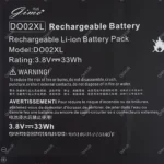 باتری لپ تاپ اچ پی Pavilion X2 10 Pro_DO02XL Gimo Plus مشکی-داخلی-33 وات ساعت - Image 3