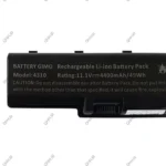 باتری لپ تاپ ایسر Aspire 5738-4710-4310-6Cell مشکی-49 وات ساعت - Image 3