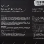باتری لپ تاپ ایسوس ZenBook Pro 14 UX480_C41N1804 Gimo Plus مشکی-داخلی-70 وات ساعت - Image 3