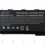 باتری لپ تاپ ام اس آی L74-6Cell Gimo Plus مشکی-49 وات ساعت - Image 3