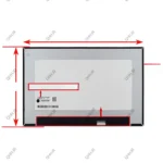ال ای دی لپ تاپ ال جی 14.0 نازک مات 30 پین Full HD-IPS_315x186x5.2mm بدون جاپیچ برد پشت LED سوکت از پایین