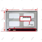 ال ای دی لپ تاپ 13.3 LG LP133WF5-SPD2 نازک مات 40 پین FHD-IPS-EDP-Touch بدون جاپیچ 299x178x4.2mm برد پشت LED سوکت چپ