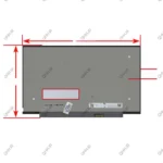 ال ای دی لپ تاپ 14.0 Innolux N140HCA-EAE نازک مات 30 پین FHD-IPS بدون جاپیچ-NEW پیکسل دار 316x196x3mm