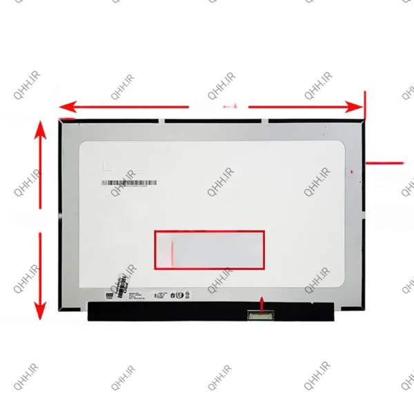 ال ای دی لپ تاپ 15.6 AUO B156HAK02.3_Touch نازک مات 40 پین FHD-EDP بدون جاپیچ 350x216x3.2mm برای دل
