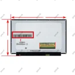 ال ای دی لپ تاپ 15.6 NT156WHM-T02_NEW نازک مات 40 پین ریز EDP-Touch بدون جاپیچ 350x216x3.2mm