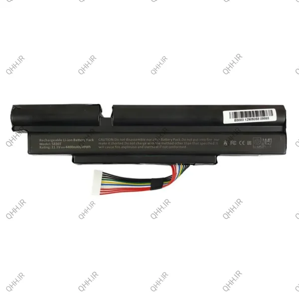 باتری لپ تاپ ایسر Aspire 3830-4830-5830 مشکی-داخلی