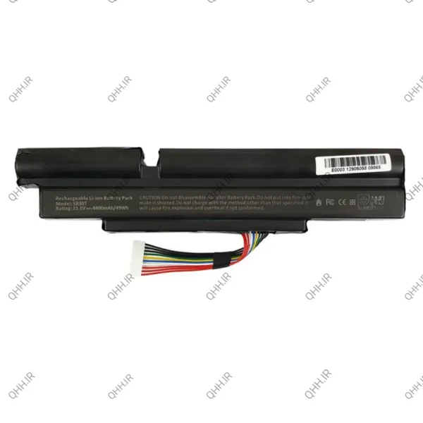 باتری لپ تاپ ایسر Aspire 3830-4830-5830 مشکی-داخلی