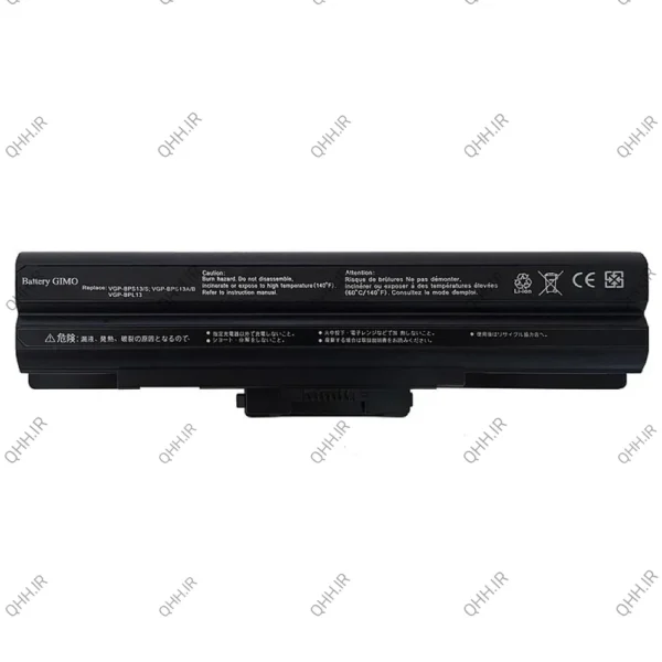 باتری لپ تاپ سونی BPS13 BPS21-6Cell مشکی