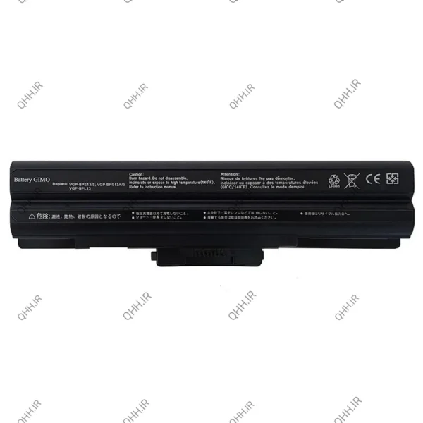 باتری لپ تاپ سونی BPS13 BPS21-6Cell مشکی