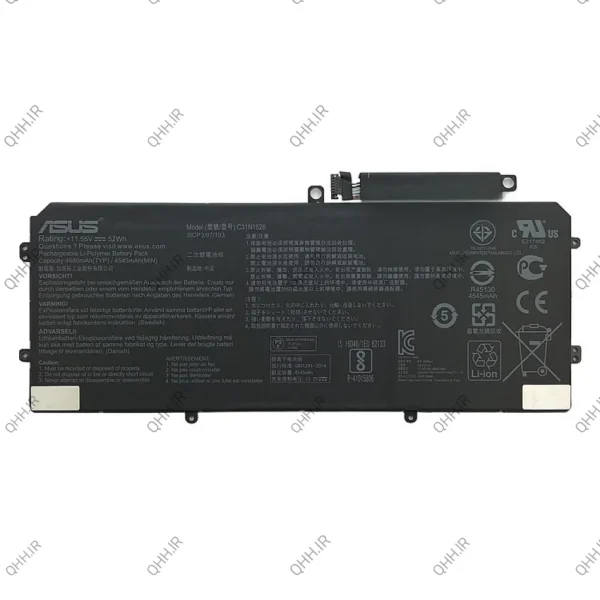 باتری لپ تاپ ایسوس ZenBook UX360_C31N1528 مشکی-داخلی اورجینال