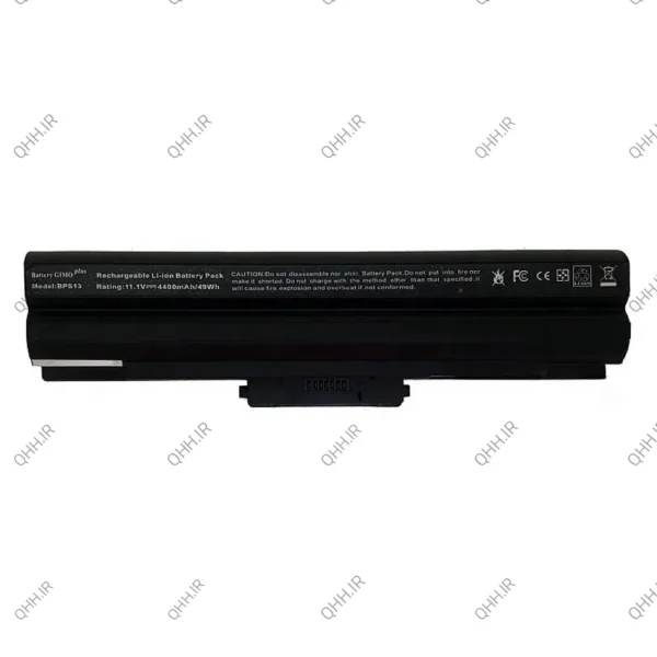 باتری لپ تاپ سونی BPS13 BPS21-6Cell Gimo Plus مشکی-49 وات ساعت